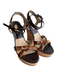 Michael Kors Shoe Size 37 Brown & Black Calf hair Cork platform Wedge Shoes Brown & Black / 37