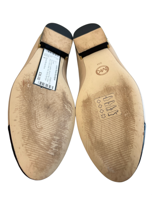 Michael Michael Kors Shoe Size 8 Tan & black Leather Almond Toe Flat Shoes Tan & black / 8