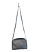 Gucci Blue Leather Canvas Gucci Monogram Gold Hardware Zip Close Bag Blue / S
