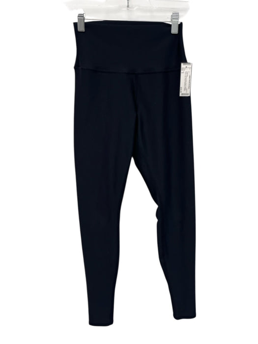 Alo Size S Black Missing Fabric Tag Elastic Waistband Athletic Leggings Black / S