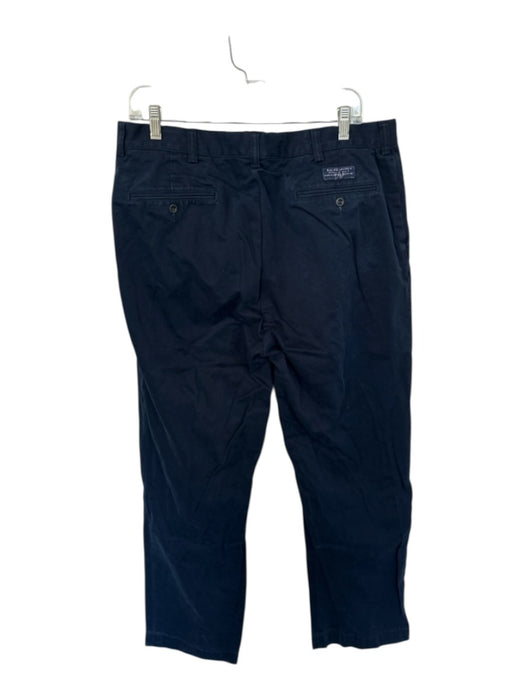 Polo Size 36/32 Navy Cotton Straight Leg Men's Pants Navy / 36/32