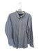 Ralph Lauren Size 16.5 Black & White Cotton Striped Button Up Collar Men's Shirt Black & White / 16.5