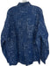 Orvis Size XL Blue & White Linen Bandana Collar front pocket Men's Shirt Blue & White / XL