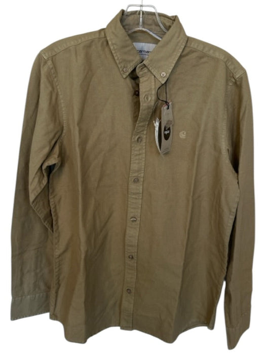 Carhartt NWT Size S Olive Cotton button up Collar Men's Shirt Olive / S