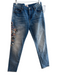 Driftwood Size 29 Light Wash Cotton Blend Mid Rise Embroidered Detail Jeans Light Wash / 29