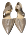 Alex Marie Shoe Size 8.5 Beige Manmade Material Pointed Toe Shimmer Detail Heels Beige / 8.5