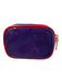 Tory Burch Purple & Red No Fabric Tag Patent Top Zip make up Purple & Red