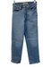 Levi Strauss & Co. Size 27 Blue Cotton Blend High Waist Button Fly Ankle Jeans Blue / 27