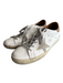 Golden Goose Shoe Size 39 White Leather Lace Up Distressed Suede Detail Sneakers White / 39