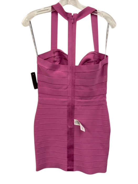 Herve Leger Size M Fuchsia Pink No Fabric Tag Sleeveless Bandage T Back Dress Fuchsia Pink / M