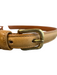 Coach Tan Leather Brass Buckle Thin Belts Tan / 28