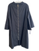 Diane Bailey Size XL Black Cotton Blend Front Zip Long Wide Sleeve Dress Black / XL