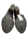 Coclico Shoe Size 37 Brown Leather Almond Toe High Block Heel Side Zip Booties Brown / 37