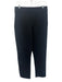 Spanx Size L Black Rayon Blend High Rise Straight Pants Black / L