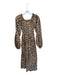 Mille Resort & Travel Size XS Tan & black Cotton Long Balloon Sleeve Maxi Dress Tan & black / XS