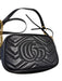 Gucci Black & Gold Leather Matelasse Chain Strap Crossbody Bag Black & Gold / S