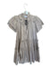 Hunter Bell Size XS Mushroom Cotton Short Sleeve Ruffles Buttons Dress Mushroom / XS