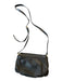 Marc Jacobs Black & Gold Leather Pebbled Magnetic Close Crossbody Bag Black & Gold / S