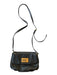 Marc Jacobs Black & Gold Leather Pebbled Magnetic Close Crossbody Bag Black & Gold / S