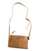 Tory Burch Tan & Gold Leather Zip Close Crossbody Bag Tan & Gold / S