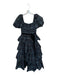 Antonio Melani Size 0 Green & Black Polyester Short Balloon Sleeve Plaid Dress Green & Black / 0