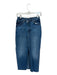 Reformation Size 25 Med Light Wash Cotton High Waist Slit Denim Maxi Skirt Med Light Wash / 25