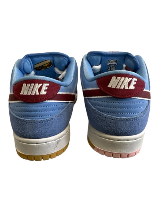 Nike Shoe Size 9 New Light Blue & Red Suede Solid Sneaker Men's Shoes Light Blue & Red / 9