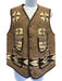 Ralph Lauren Collection Size L Brown & Beige Cotton Beaded & Sequined Vest Brown & Beige / L