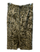 Alice + Olivia Size 4 Green Polyester Sequin Back Zip Below Knee Skirt Green / 4