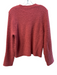 Derek Lam 10 Crosby Size S Red Acrylic & Alpaca Knit neck Long Sleeve Sweater Red / S