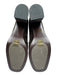 Bibi Lou Shoe Size 37 Brown Leather Suede Gold Horsebit Block Heel Pumps Brown / 37