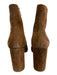 Joie Shoe Size 37 Brown Leather Suede Side Zip Block Heel Side Zip Booties Brown / 37