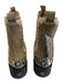 Mou Shoe Size 37 Brown, White & Black Leather Chelsea Shearling Platform Booties Brown, White & Black / 37