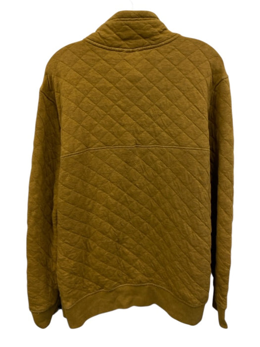 Patagonia Size L Brown Yellow Blue Nylon Pull Over Long Sleeve Quilted Jacket Brown Yellow Blue / L