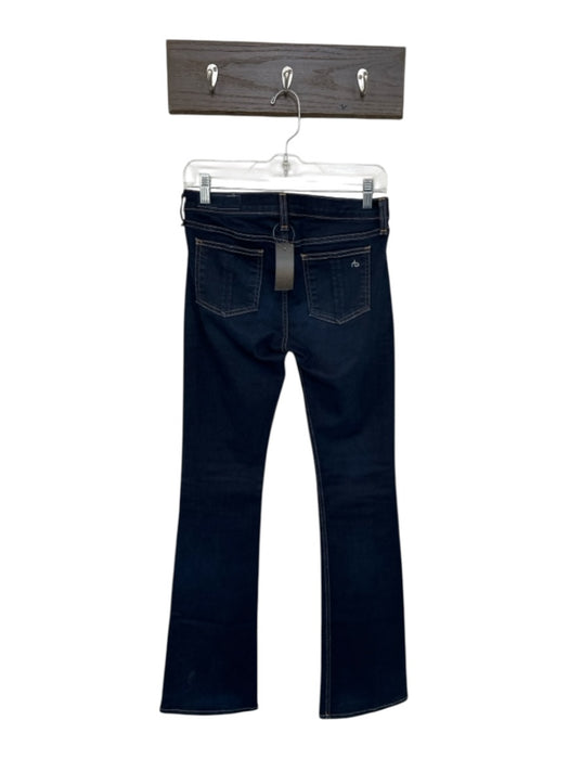 Rag & Bone Size 27 Dark Wash Cotton Denim Boot Cut Pockets Low Rise Jeans Dark Wash / 27
