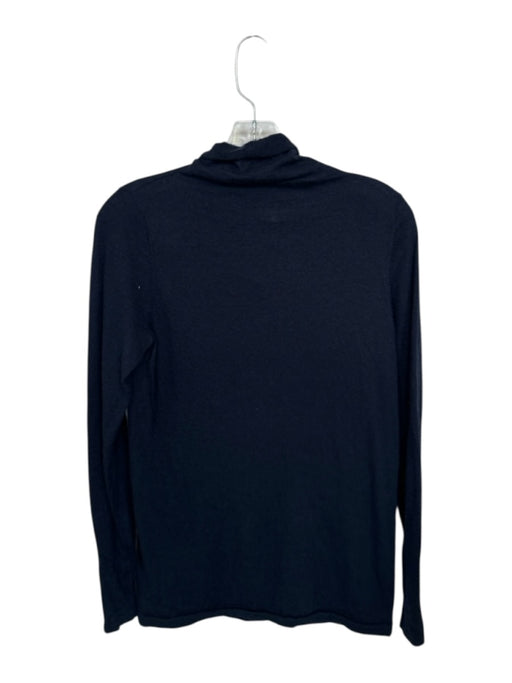 Ann Mashburn Size M Navy Cashmere Turtle Neck Sweater Navy / M