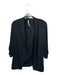 Babaton Size 6 Black Triacetate Blazer Shoulder Pads Half Sleeve Duster Jacket Black / 6