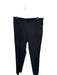 Akris Punto Size Est S Black Nylon Blend Straight Leg Zipper Cropped Pants Black / Est S