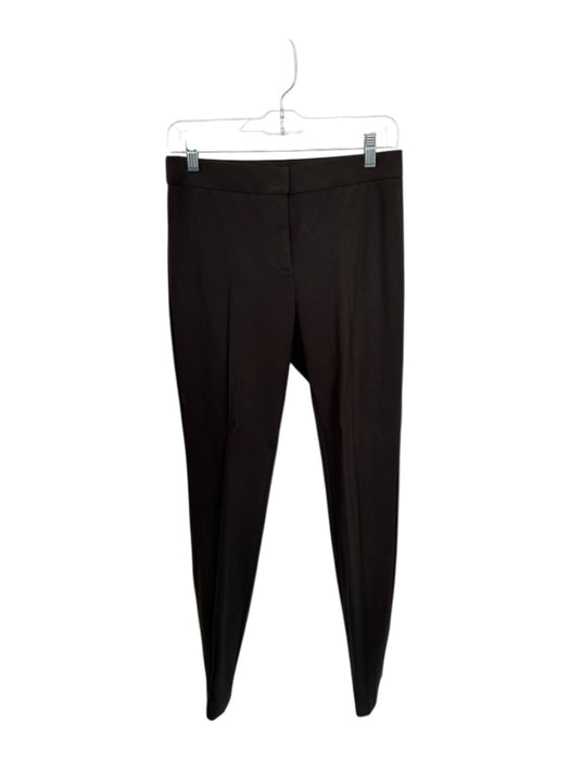 Akris Punto Size Est S Olive Viscose Blend Straight Leg Zip Fly Cropped Pants Olive / Est S
