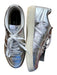 Rag & Bone Shoe Size 39 Metallic Silver Vegan Leather Lace Up Athletic Sneakers Metallic Silver / 39