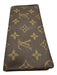 Louis Vuitton AS IS Brown Leather Damier Checkbook Men's Wallet Brown