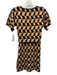 House of Harlow 1960 Size XS Beige, Black & Brown Rayon & Nylon Skirt Set Beige, Black & Brown / XS