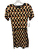 House of Harlow 1960 Size XS Beige, Black & Brown Rayon & Nylon Skirt Set Beige, Black & Brown / XS