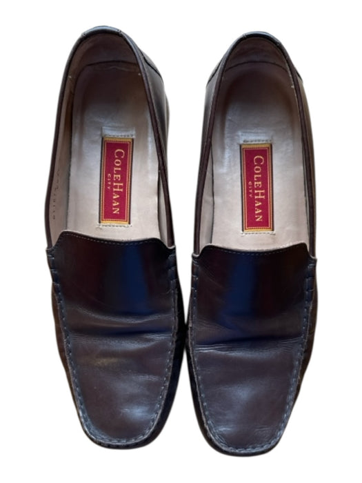 Cole Haan Shoe Size 9B Dark Brown Leather Heel Loafers Dark Brown / 9B