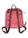 Longchamp Terracotta Nylon & Leather Front Flap Zip Close Backpack Terracotta