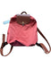 Longchamp Terracotta Nylon & Leather Front Flap Zip Close Backpack Terracotta