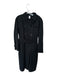 Burberry London Size 12 Black & Tan Polyester Wool Lining nova check lining Coat Black & Tan / 12