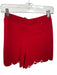 Rachel Antonoff Size S Red & White Cotton Elastic Waist Scallop Detail Skort Red & White / S