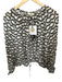 Marie Oliver Size L Green & Peach Viscose Long Balloon Sleeve Infinity Top Green & Peach / L