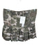 LJC Designs Size XS Green & Tan Linen Strapless Camo Peplum Top Green & Tan / XS